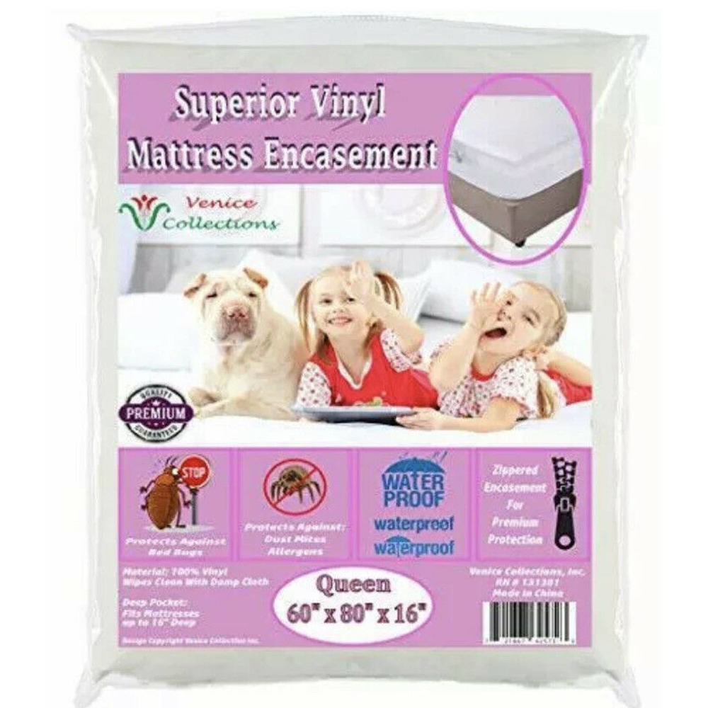 NIP V Superior 8 Gauge Vinyl Mattress Protector